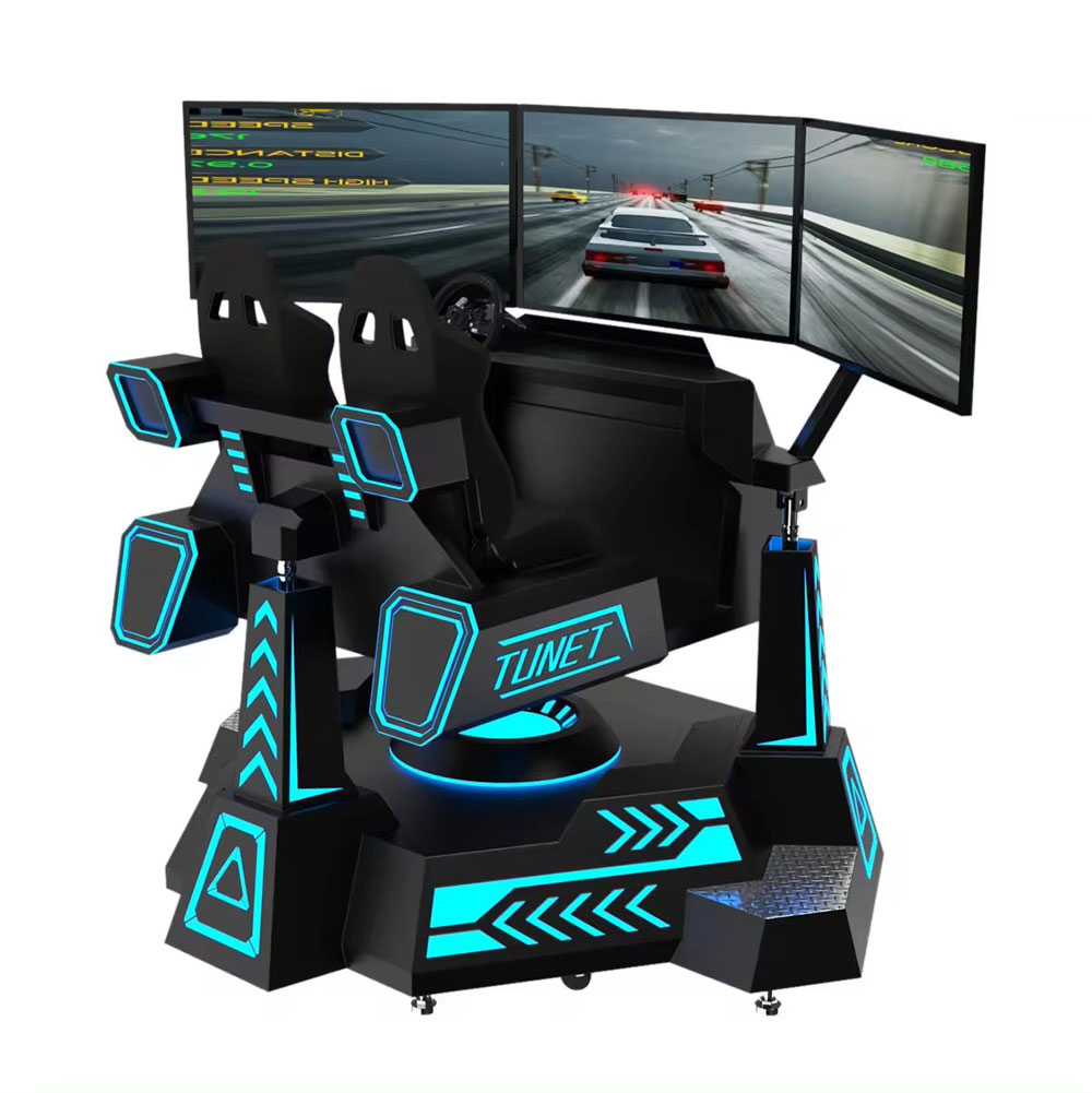 3DOF Racing Car 3 screen Racing Simulator Arcade Machine